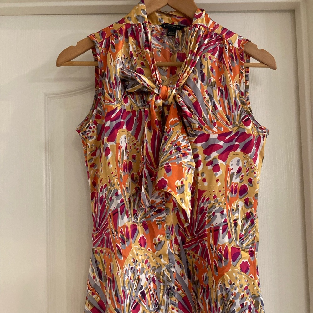 Banana Republic Colorful Sleeveless Blouse